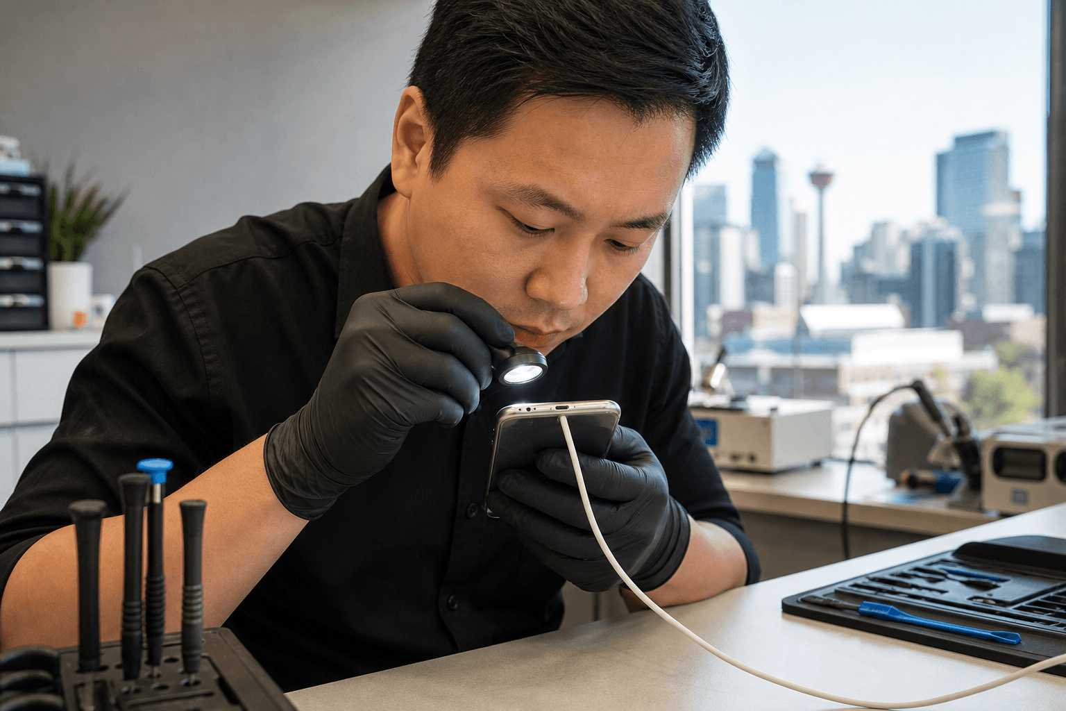 iPhone Charging Port Repair vs Cleaning in Calgary