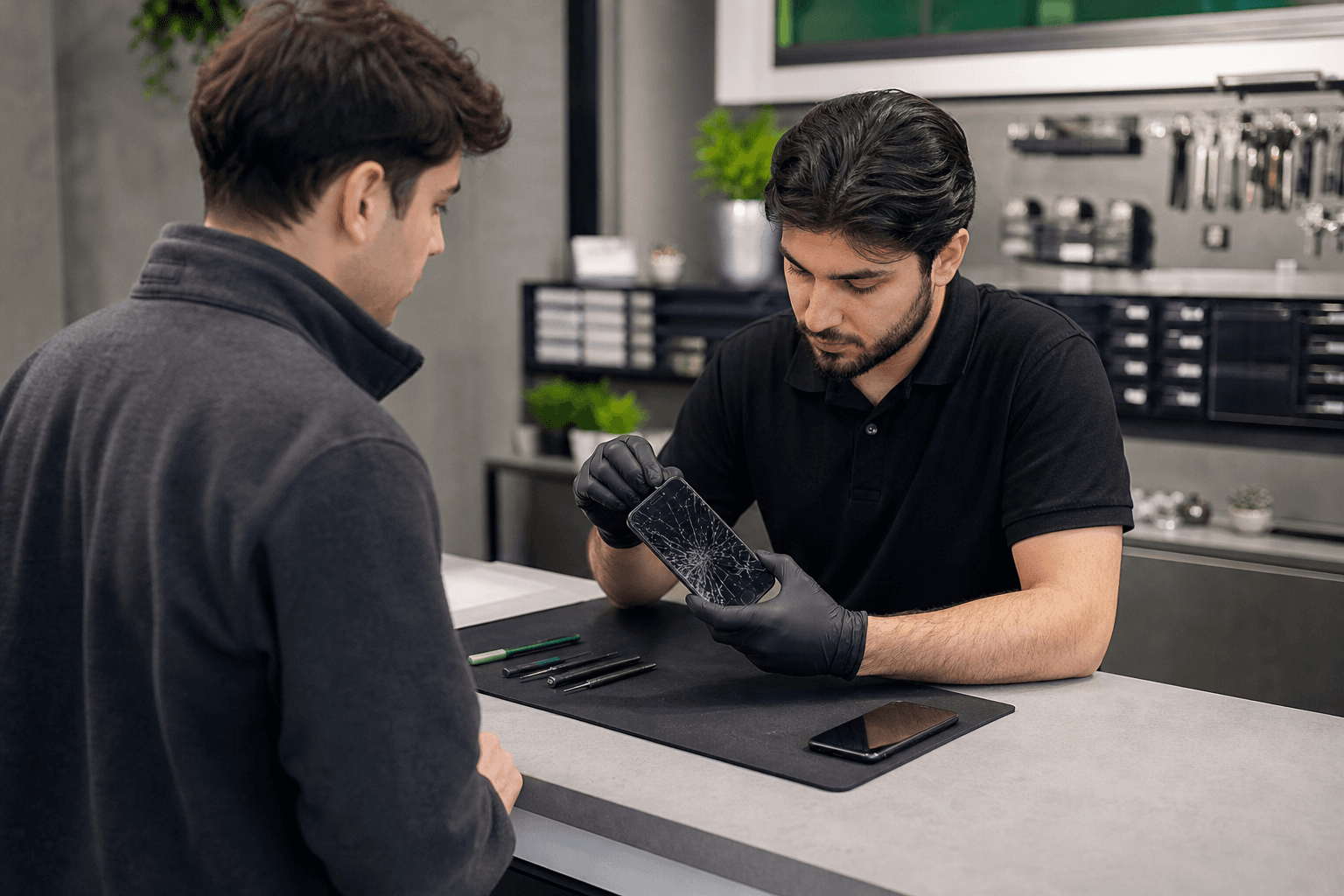 Walk-In Repair Advantages vs Mail-In Phone Service