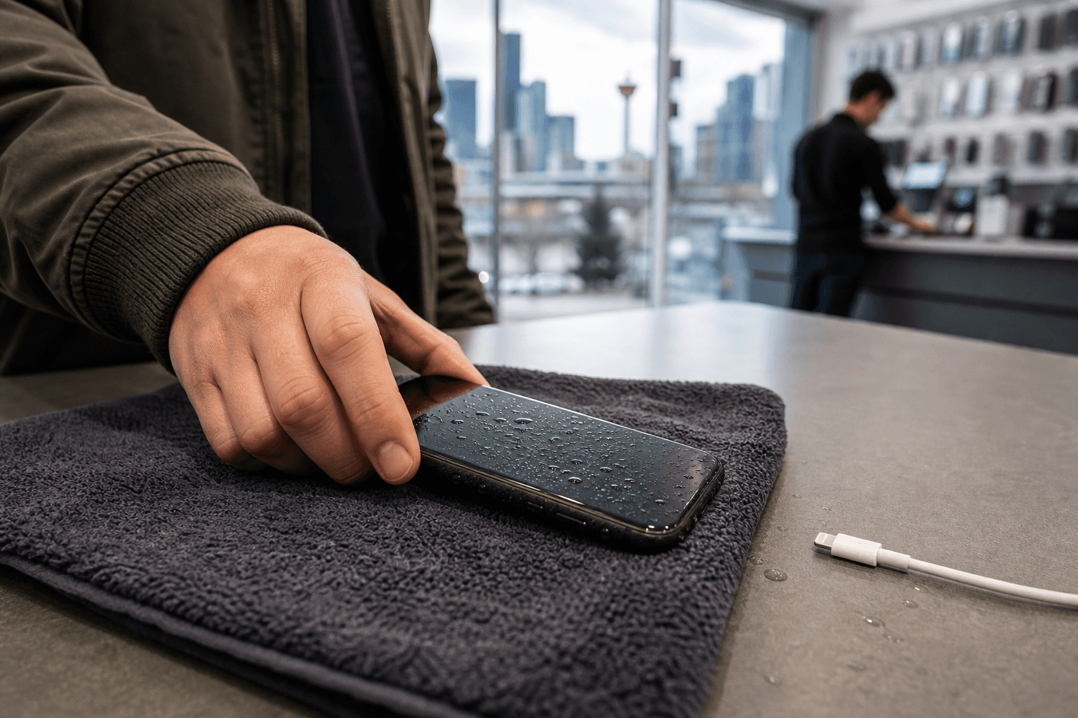 Water-Damaged Phone in Calgary? Compare Your Safest Next Steps