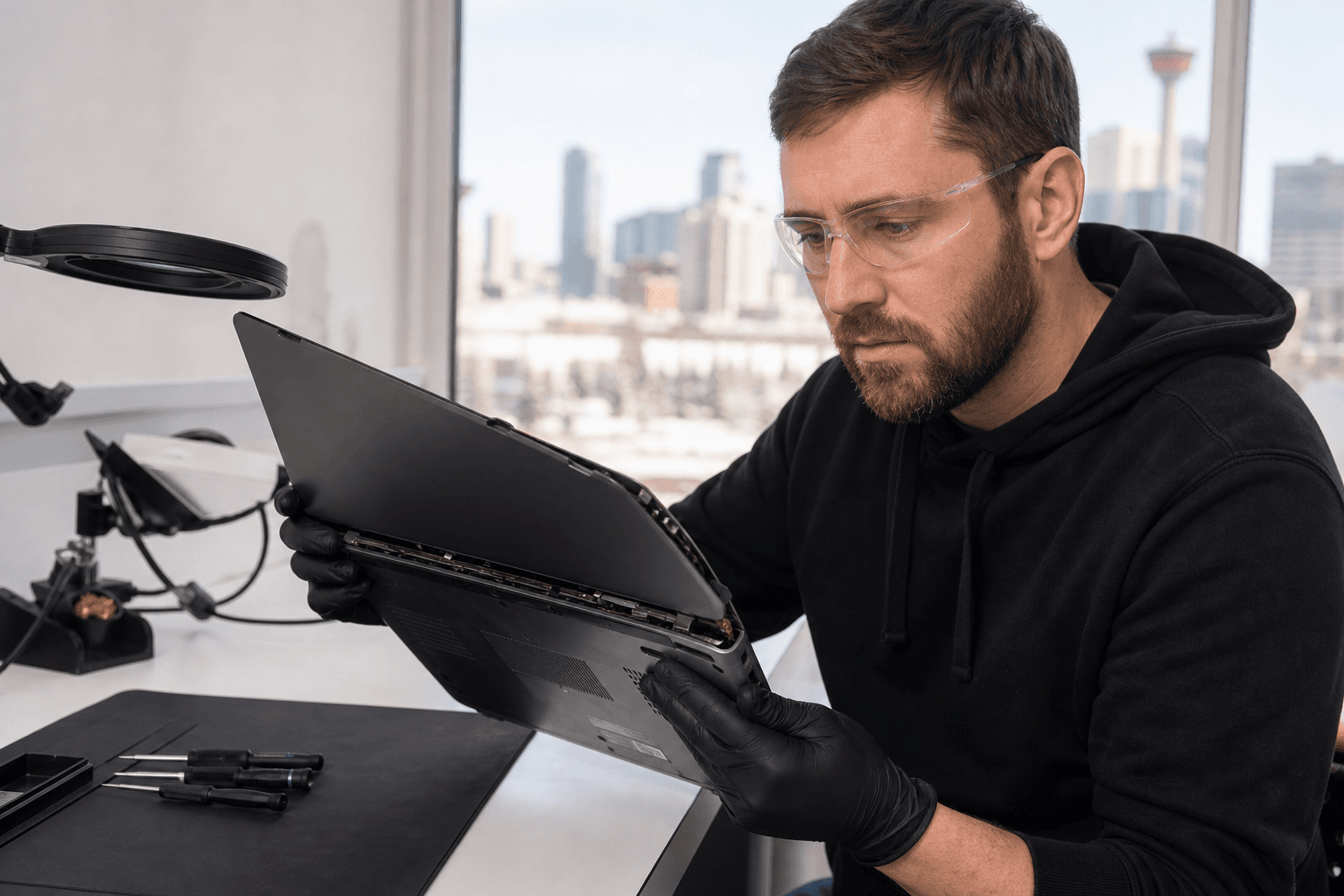 Laptop Hinge Repair in Calgary: When to Stop Using Your Laptop