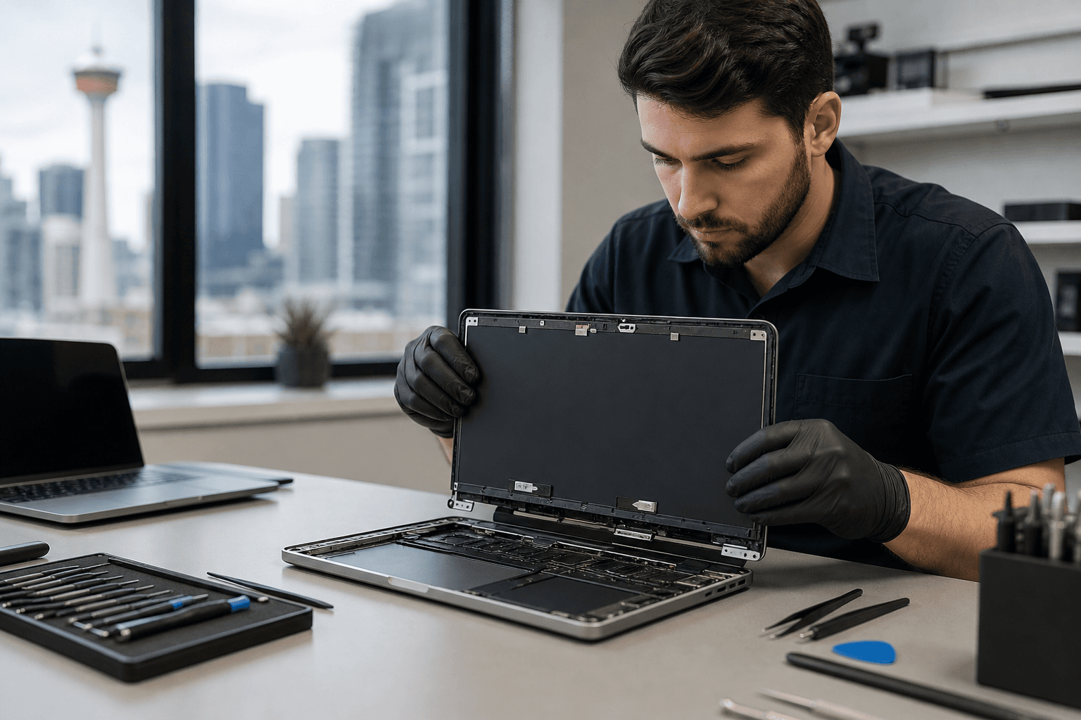 MacBook screen repair in Calgary explained